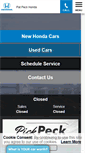 Mobile Screenshot of patpeckhonda.com